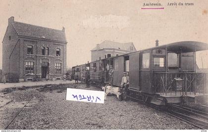 Ambressin, Wasseiges - Arrêt du tram - vicinal