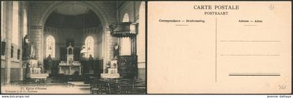 Carte postale - église d'acosse n°31 collection J.M.G. Burdinne