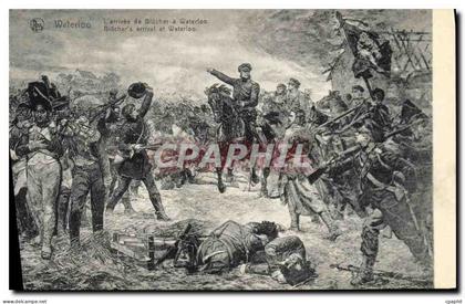 CPA Waterloo L Arrivee de Blucher a Waterloo Militaria