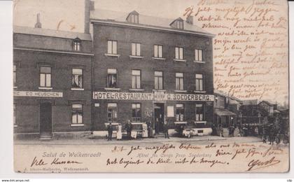 CPA  WELKENRAEDT     hotel restaurant  1910