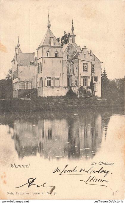 BELGIQUE - Wemmel - Le Château - Nels - Monument - Etang - Broussaille - Vue générale - Carte Postale Ancienne