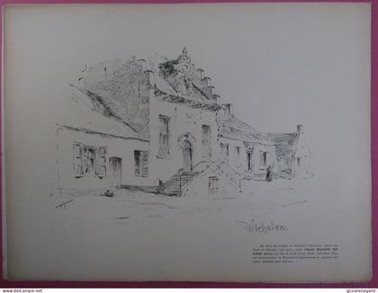 WICHELEN     HUIS XVII EEUW      PRINT. A.HEINS    360 X 270 MM
