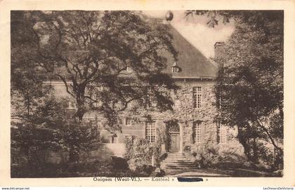 [-5%] BELGIQUE - Wielsbeke - Ooigem - Kasteel - Jules Buyck-Deckhout - Oostrozebeekstraat - Carte postale