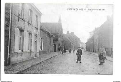 Zwevezele - Lichtervelde straat.
