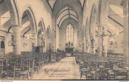 PETEGEM   DE KERK LANGS BINNEN