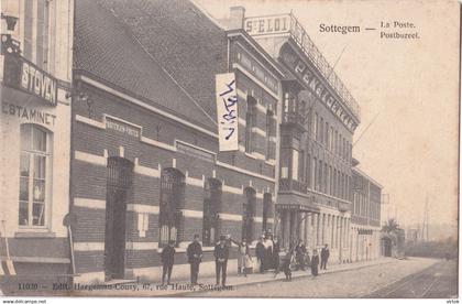 Zottegem :  Postbureel   ( 1908   met zegel )