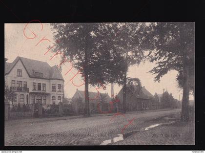 Zulte - Kortrijksche Steenweg - Chaussée de Courtrai - postkaart