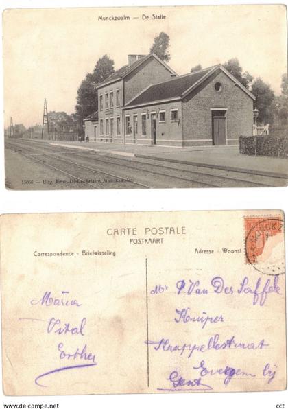 Munckzwalm  Munkzwalm  Zwalm   De Statie   GARE STATION