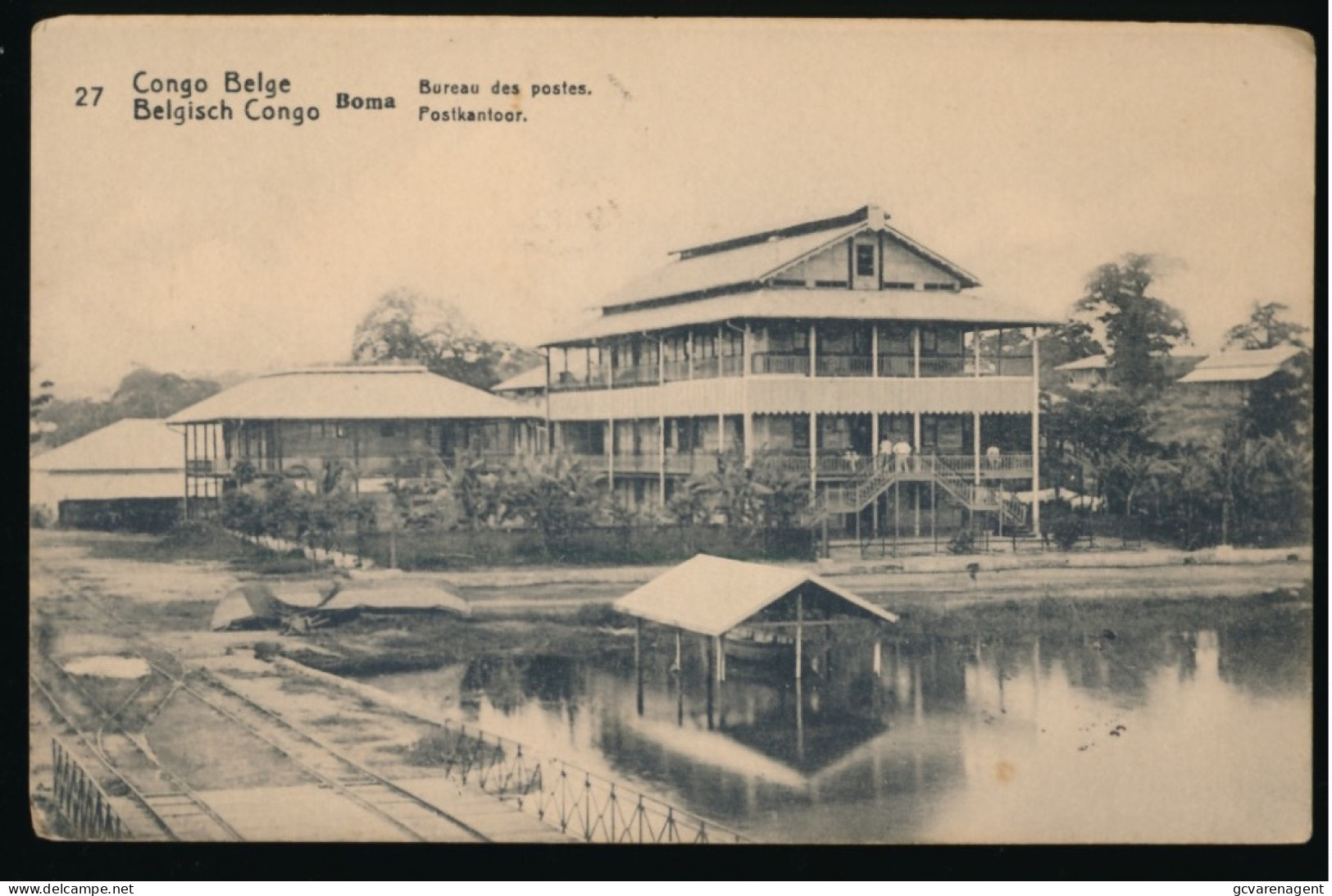 BELGISCH CONGO    BOMA      POSTKANTOOR