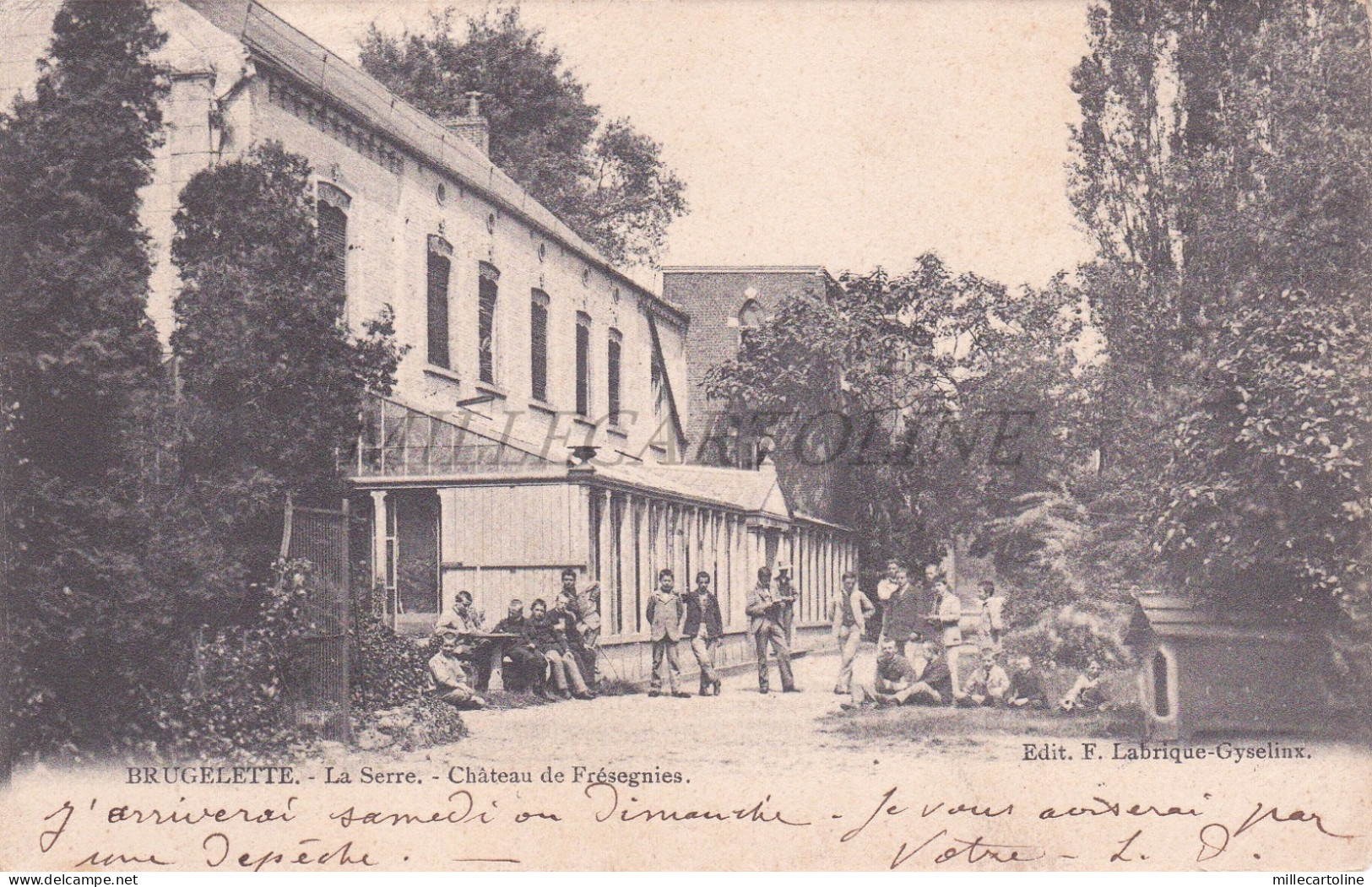 BELGIUM - Brugelette, La Serre, Postcard 1904