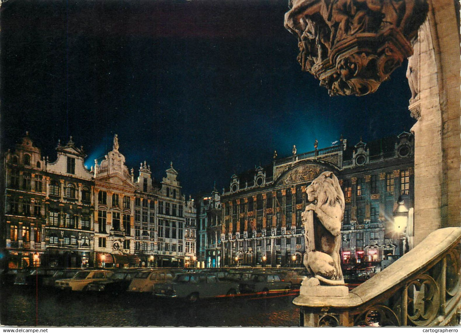 Belgium Bruxelles Grand Place vue de nuit