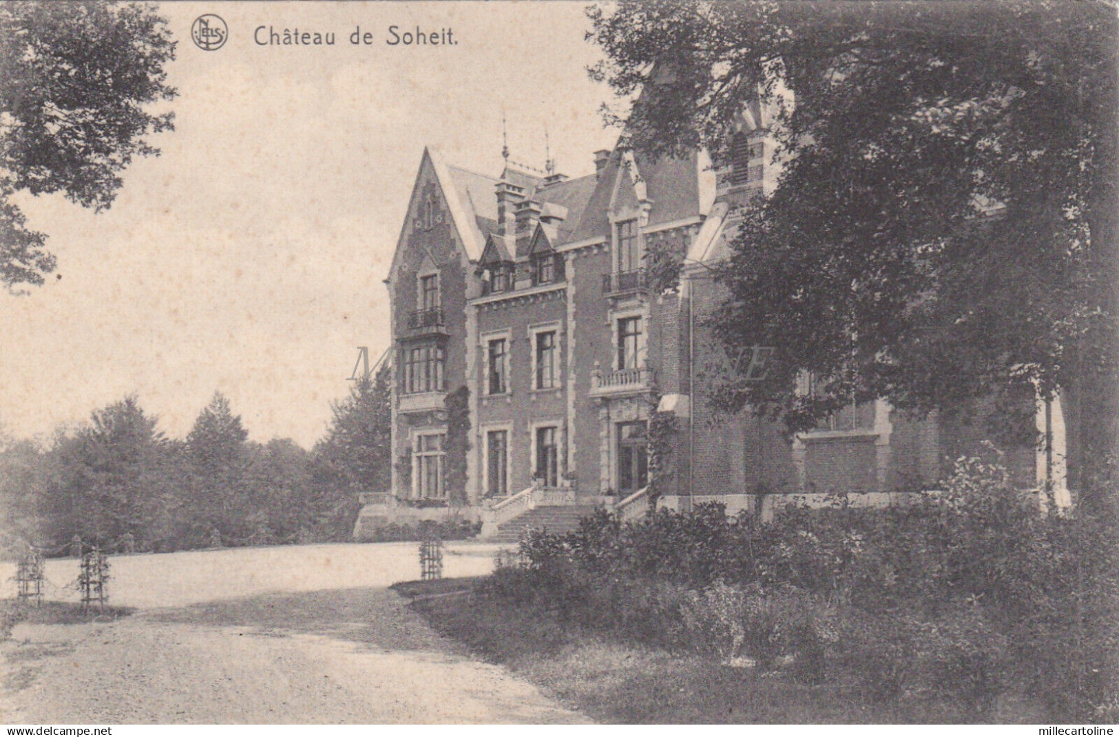 BELGIUM - Chateau de Soheit - Tinlot 1907
