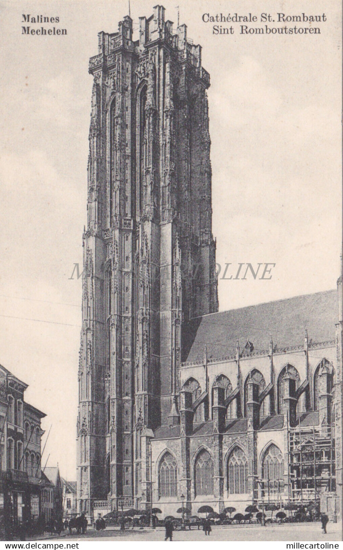 BELGIUM - Malines - Cathedrale St. Rombaut