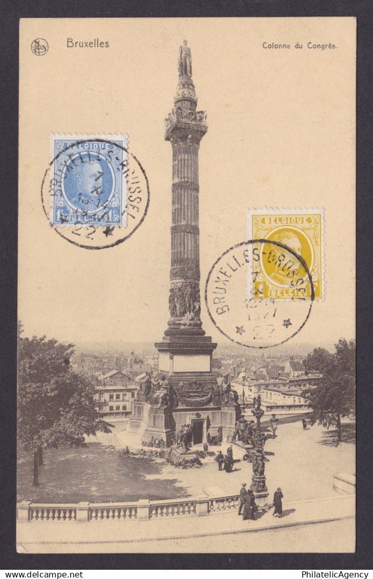 BELGIUM, Postcard, Brussels, Colonne du Congrès
