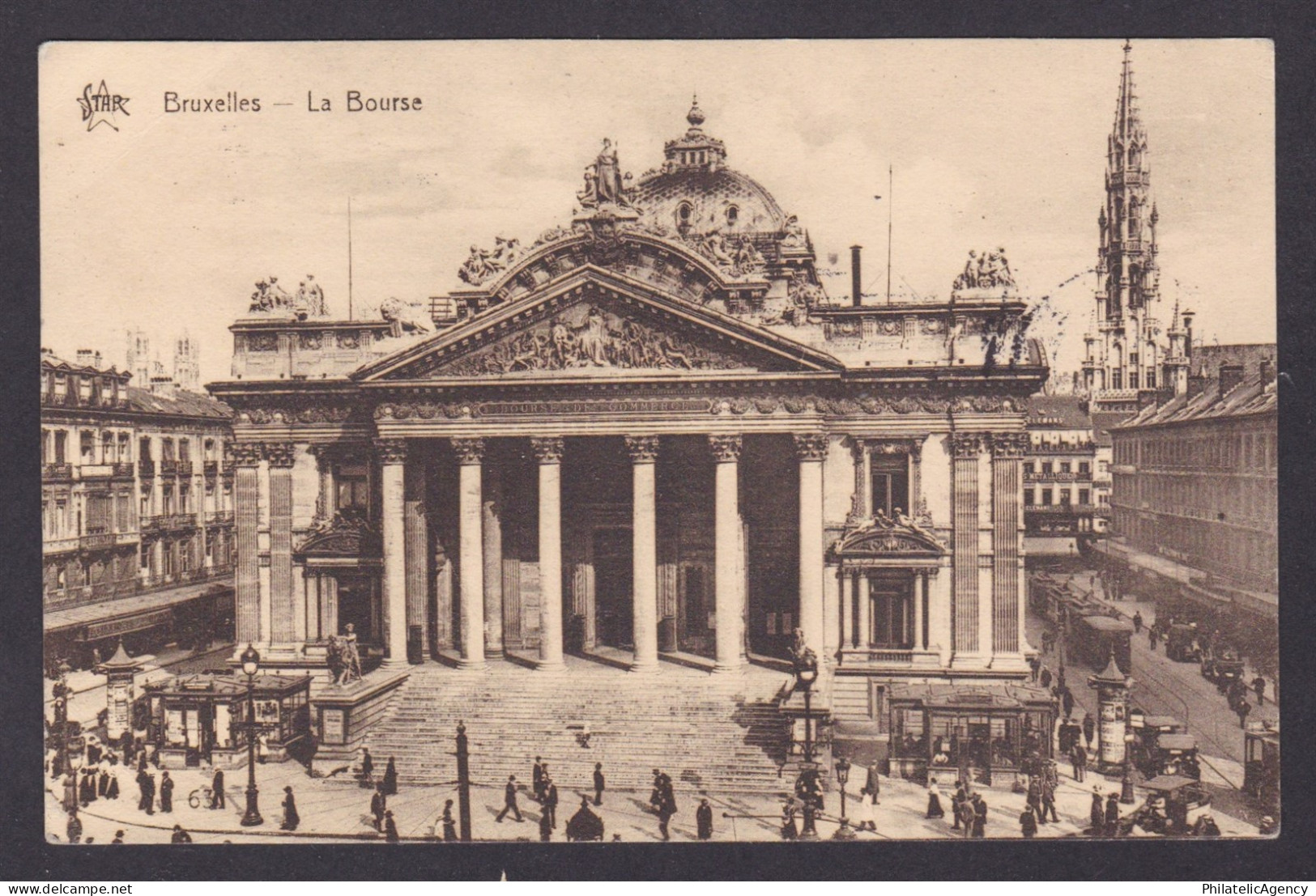 BELGIUM, Postcard, Brussels, La Bourse