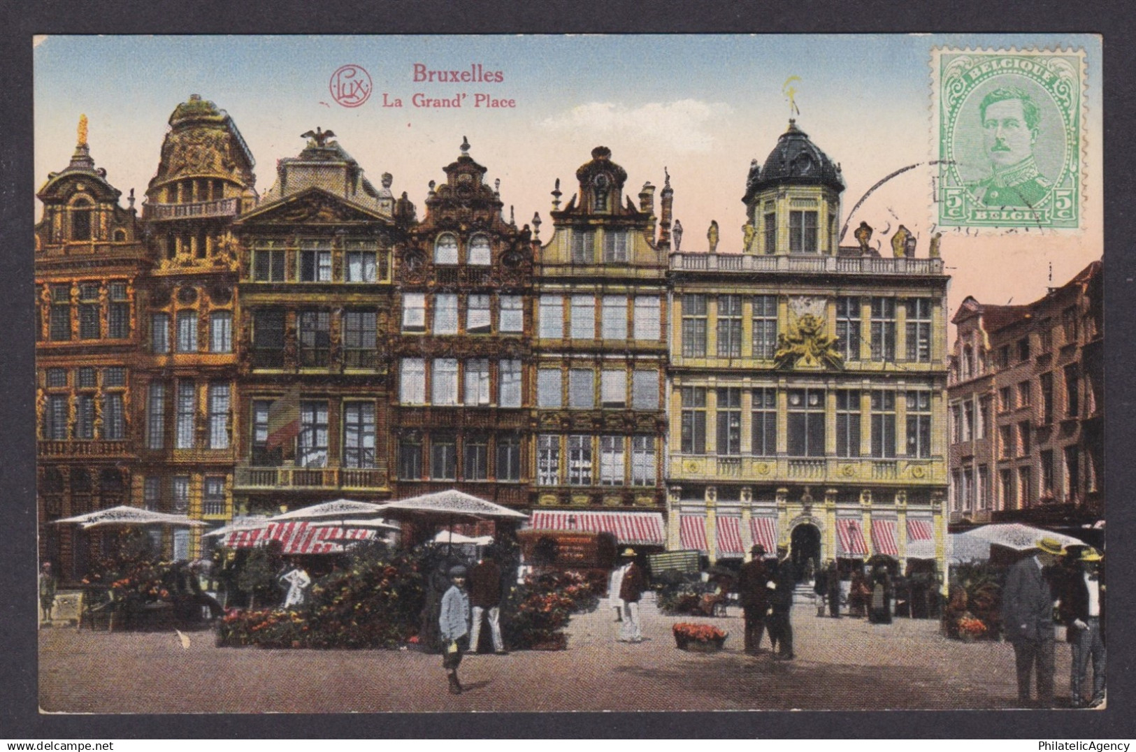 BELGIUM, Postcard, Brussels, La Grand Place