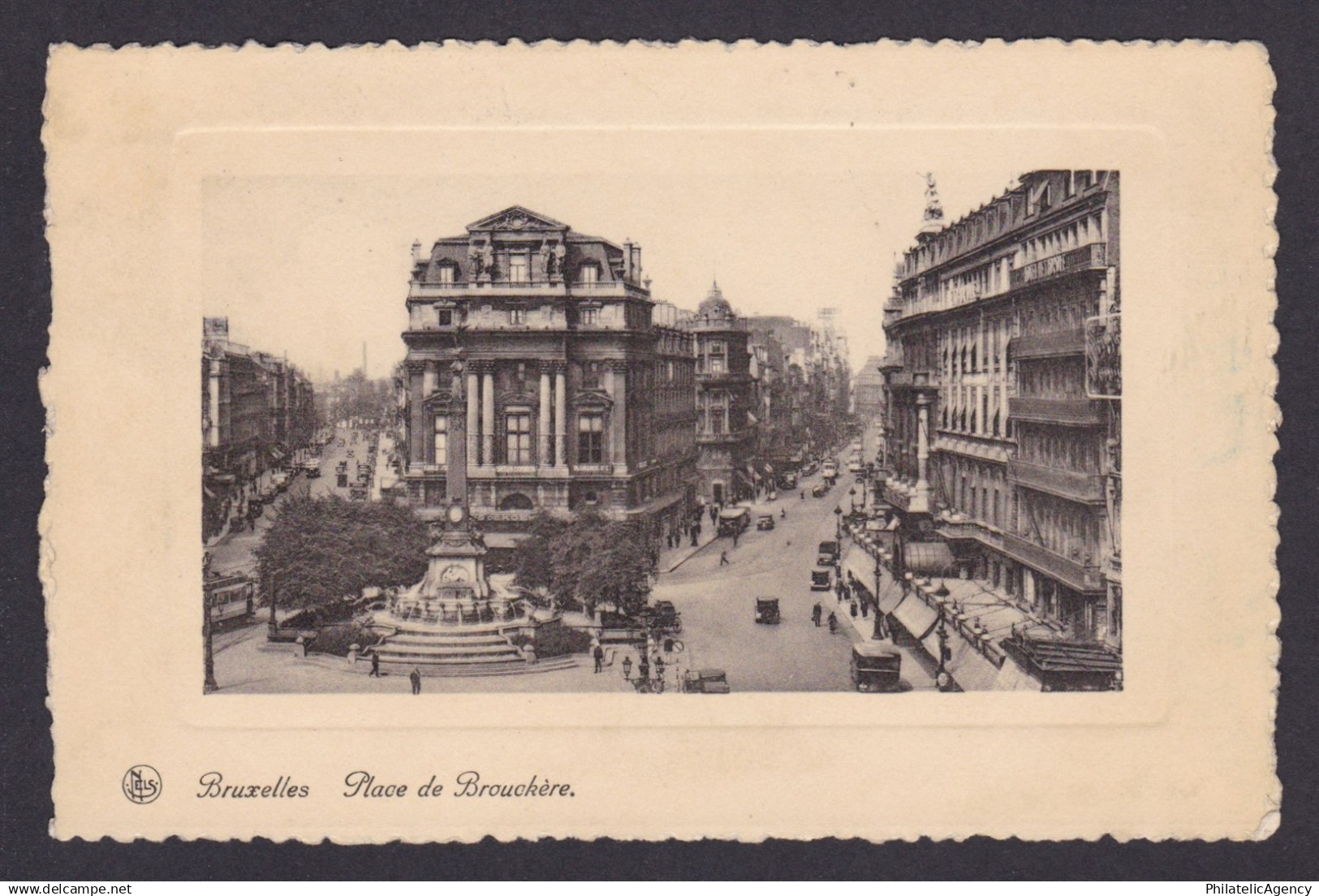 BELGIUM, Postcard, Brussels, Place de Brouckère