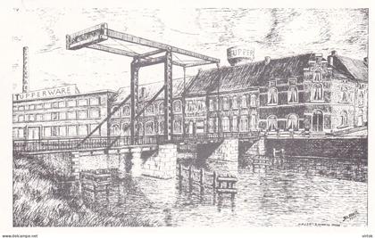 AALST :     (  lidkaart 1985  vereniging Aalsters natuurschoon 13 x 8  cm )