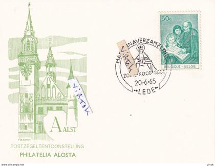 AALST :   :  postzegeltentoonstelling 1965 :  Madonnaverzameling LEDE 1965