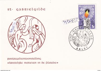 AALST :  St. Gabrielgilde :  postzegeltentoonstelling 1969