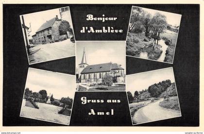 CPA BELGIQUE / BONJOUR D'AMBLEVE / GRUSS AUS AMEL