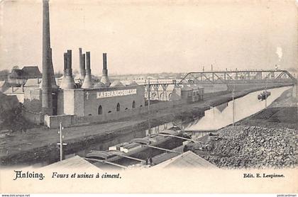 Belgique - ANTOING (Hainaut) Fours et usines à ciment