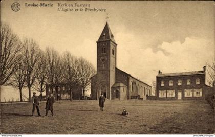 CPA Louise Marie Maarkedal Flandern Antwerpen, Kirche und das Presbyterium
