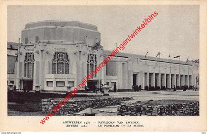 1930 - Paviljoen van Zweden - le Pavillon de la Suède Sverige - Antwerpen