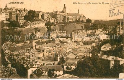 Luxembourg Luxembourg Ville haute et ville basse du Grund