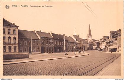 België - ASSE Assche (Vl. Br.) Gemeenteplein en Steenweg