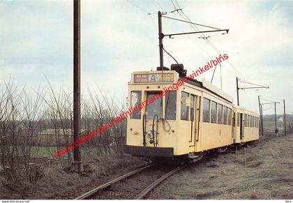 Tram met bijwagen in 1972 - Asse