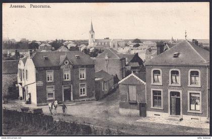 +++ CPA - ASSESSE - Panorama - Hôtel - Ecurie pour chevaux   //