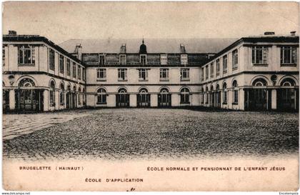 CPA Carte Postale  Belgique   Brugelette  Ecole Normale et Pensionnat de l'enfant Jésus Ecole d'application 1908 VM98033