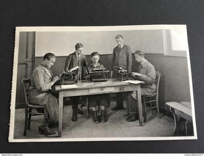 Belgique carte postale ancienne de Schadeck Attert Arlon Institut Molitor dactylographie 1949