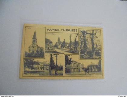 AUBANGE Souvenir d'Aubange Multivi)ues Eglise Château Place  Carte Postale Postcard CP PK AK