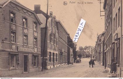 AUBEL : rue de la station    (  ecrit  avec timbre )