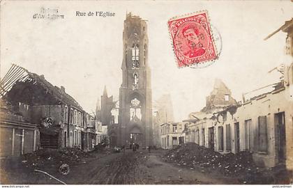 België - AVELGEM (W. Vl.) Kerkruïnes - FOTOKAART