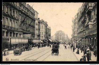 AK Brüssel / Bruxelles, Boulevard Anspach