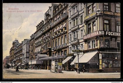 AK Bruxelles, Boulevard Anspach et le Grand Hôtel