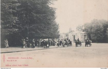 Brussel (Bruxelles) - Entrée du Bois