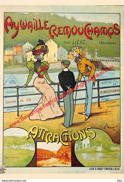 Attractions - repro affiche - Aywaille