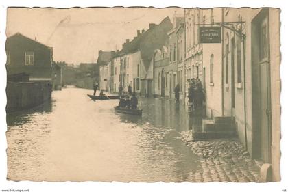Baelen   CARTE PHOTO   Inondations 1926    Notre rue en allant vers Visé