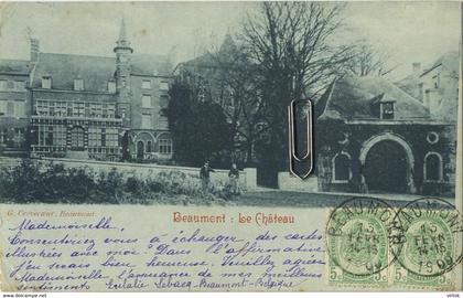Beaumont :  le chateau  ( CPA 1900 )