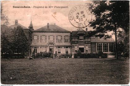CPA  Carte Postale Belgique  Beauvechain  Propriété de Mme Plancquaert  1925  VM104332ok