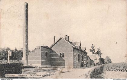 BELGIQUE - Begijnendijk - Betecom - Melkerij - Laiterie - Cheminée - Ouvriers - animé - ob 1908 - Carte Postale Ancienne