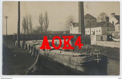 BLATON pont Escaut canal passerelle 1918 occupation allemande IR 79 Bernissart Feldpost Hainaut Peruwelz