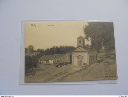 AUBY L'Eglise Animée Auby Sur Semois Carte Postale  CP AK PK Postcard