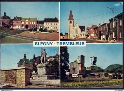 +++ CPA - CPSM - BLEGNY TREMBLEUR - Multivues - Charbonnage  //