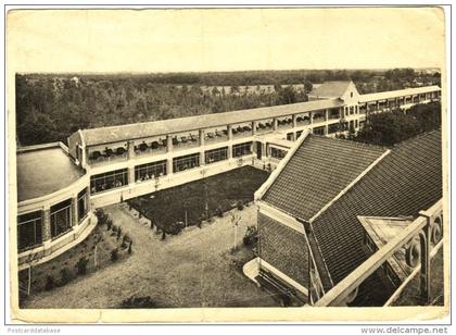 Sanatorium Imelda der Zusters Norbertienen van Duffel, te Bonheyden - Zicht op dagzaal en lighalle - Vue sur salle de jo