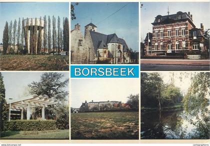 Borsbeek multi views postcard